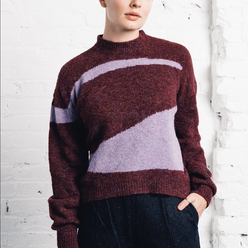 Paloma Wool Vega Sweater in Dark Mauve